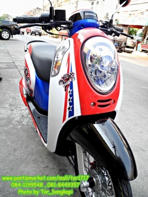ALL NEW SCOOPY i โฉมล่าสุด วิ่ง 3,000 โล ราคา 35,000 โอนให้ฟรีๆ..จร้า  สภาพไม่ต่างจากมือ 1 เลย