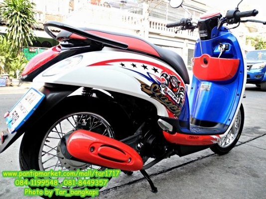 ALL NEW SCOOPY i โฉมล่าสุด วิ่ง 3,000 โล ราคา 35,000 โอนให้ฟรีๆ..จร้า  สภาพไม่ต่างจากมือ 1 เลย