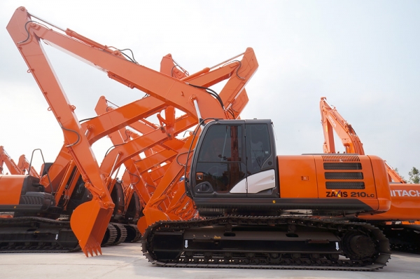 รถขุดตีนตะขาบแขนยาว 15 ม.  ขนาด 22 ตัน.ใหม่ - Hitachi รุ่น ZX210LC-5G