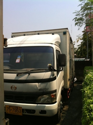 Hino dutro ตู้แห้ง 5m. มือเดียวออกห้าง Hino dutro ตู้แห้ง 5m. มือเดียวออกห้าง