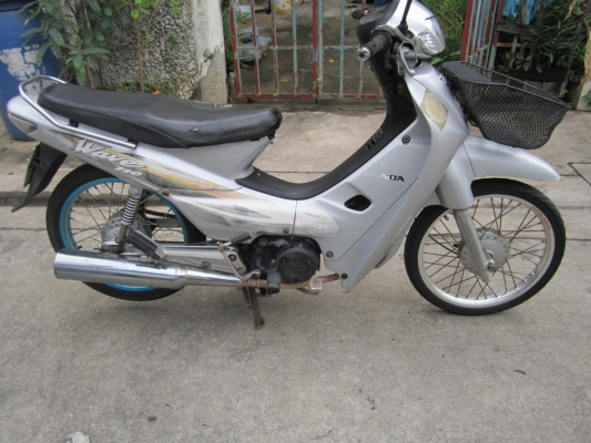 ยังไงก็ขาย wave110ปี44รถบ้านเครื่องดีเดิมๆทะเบียน-โอน