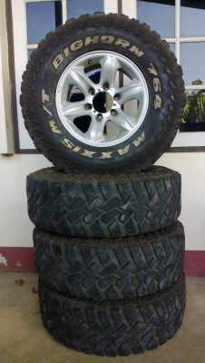 ขายเล็บเหยี่ยว+ยางmaxxis m/t 764 265/75/16