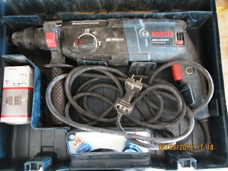 สว่านโรตารี่3ระบบBOSCHรุ่นGBH2-28DFV ของใหม่ใช้งาน2เดือน ประกันเหลือ4เดือน