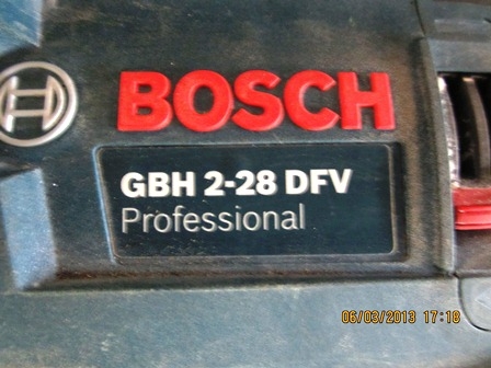สว่านโรตารี่3ระบบBOSCHรุ่นGBH2-28DFV ของใหม่ใช้งาน2เดือน ประกันเหลือ4เดือน