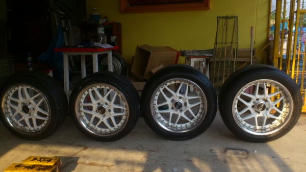 ขายล้อแม็กญี่ปุ่นแท้ๆ 17 หน้า 8 หลัง 9 kakimoto (ปรับราคา)