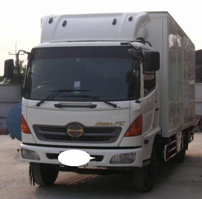 รถ 6 ล้อ HINO FC ตู้แห้ง