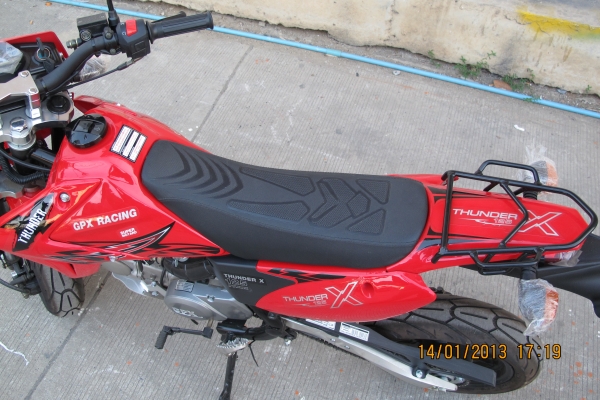 รถใหม่แกาะกล่อง GPX THUNDER X 125 CC พร้อมทะเบียน