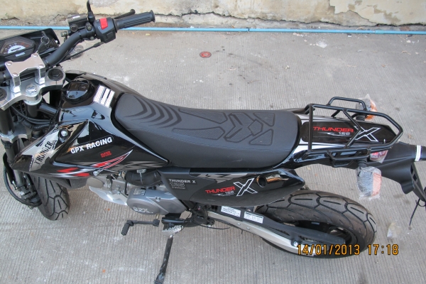 รถใหม่แกาะกล่อง GPX THUNDER X 125 CC พร้อมทะเบียน
