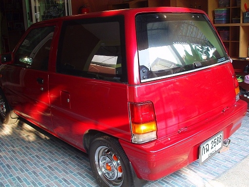 DAIHATSU MIRA เครื่องยนต์หัวฉีด 659 ซีซี ทวินแคม 12 วาล์ว เกียร์ออโต้ มีดีวีดี แอร์ ฟิล์มปรอท ปี94  ติดต่อ.082-2244631