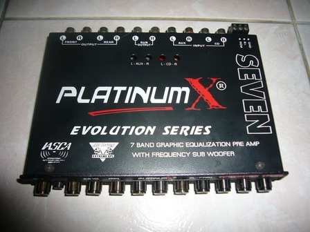 ขายปรีแอมป์ PlatinumX 7แบนด์
