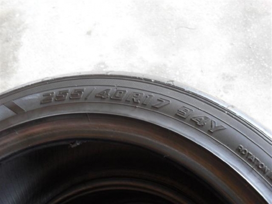 ขายยาง 17 225/45/17+255/40/17 JAPAN 1 ชุด 3900