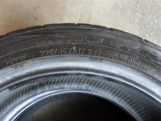 ขายยาง 17 225/45/17+255/40/17 JAPAN 1 ชุด 3900
