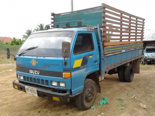 ***ขายแล้วครับขอบคุณ Truck2hand ขาย 6ล้อ ISUZU 115 ประกอบ NPR59L สภาพเดิมๆบางๆ เครื่อง4BD1 115 แรง แห้งจริง ไม่มีหลวม ช่วงล่างเดิมคัสซีสวยไม่มีผุไม่บวมไม่ดาม วางเหล็กเสริมบนแข็งแรง กระบะ4.30ม.พื้นไม้คอกไม้สูง ไม่ผุไม่หัก ยาง7.50ดี6เส้น ภายในดีคอนโซลครบ พร