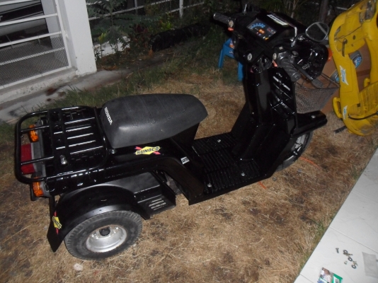 รถ3ล้อ HONDA GYRO-X 50CC.เครื่องดี สีดีสต๊าทมือ เท้าทีเดียวติด