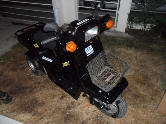 รถ3ล้อ HONDA GYRO-X 50CC.เครื่องดี สีดีสต๊าทมือ เท้าทีเดียวติด