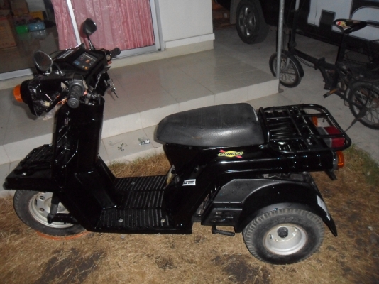 รถ3ล้อ HONDA GYRO-X 50CC.เครื่องดี สีดีสต๊าทมือ เท้าทีเดียวติด