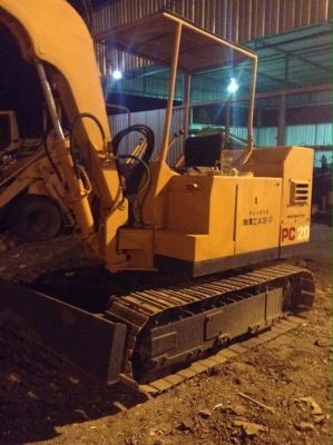 ขายรถแบ็คโฮ Komatsu PC20-1 เครื่องเดิม ปั๊มเดิม รถทำงานอยู่ เอกสารซื้อขาย