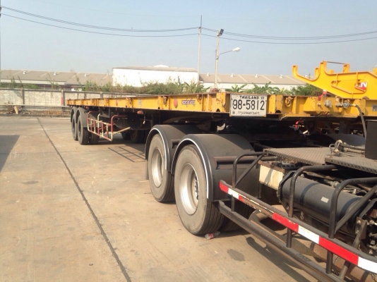 ขายหางพื้นเรียบ RCK ยาว 12 เมตร 2 เพลา มี 4 หาง ปี 49,51 ทะเบียนพร้อม