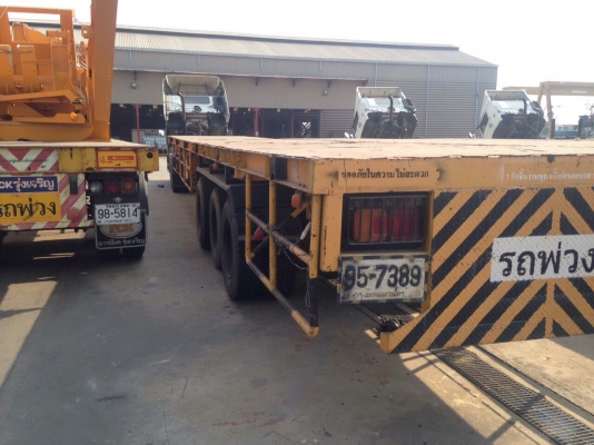 ขายหางพื้นเรียบ RCK ยาว 12 เมตร 2 เพลา มี 4 หาง ปี 49,51 ทะเบียนพร้อม