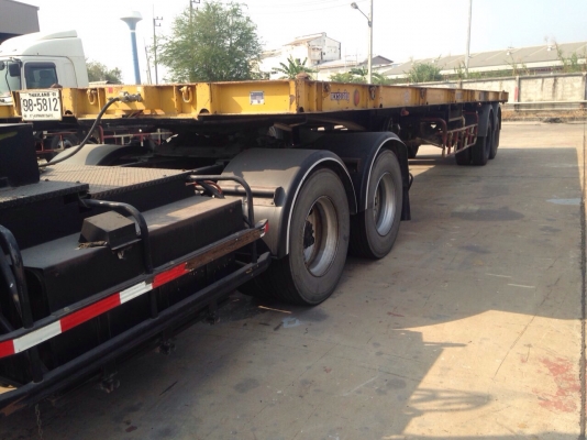 ขายหางพื้นเรียบ RCK ยาว 12 เมตร 2 เพลา มี 4 หาง ปี 49,51 ทะเบียนพร้อม