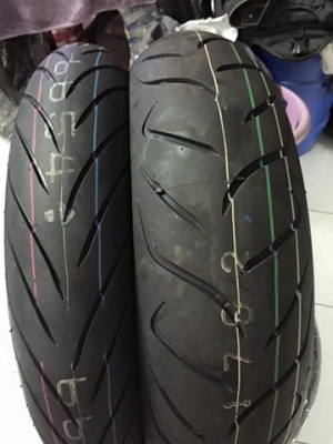 ยางใหม่ 120/70/17 - 160/60/17 Dunlop ยางปลายปี 2015 ยางสด นิ่ม ๆ แน่นอนครับ