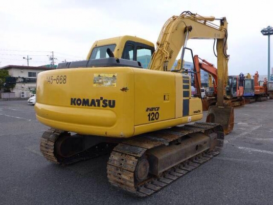 ขาย รถขุด KOMATSU PC120 จำหน่าย รถ เครื่องจักร นำเข้า100\% อปกรณ์ทุกชิด ราคาถูก eurotec. 0818176901