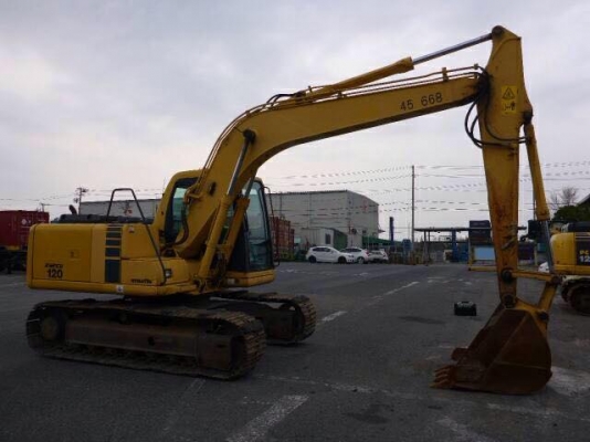 ขาย รถขุด KOMATSU PC120 จำหน่าย รถ เครื่องจักร นำเข้า100\% อปกรณ์ทุกชิด ราคาถูก eurotec. 0818176901