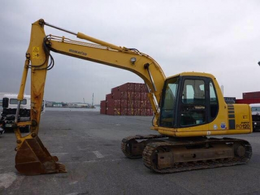 ขาย รถขุด KOMATSU PC120 จำหน่าย รถ เครื่องจักร นำเข้า100\% อปกรณ์ทุกชิด ราคาถูก eurotec. 0818176901