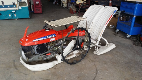 รถดำนา KUBOTA  รุ่น SP-2(2) เก่าญี่ปุ่น ดำนา 2 แถวเดินตาม  ขนาดกระทัดรัด สภาพสวย