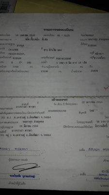 ขายด่วน NISSAN CW41  สองเพลาพื้นเรียบ คัชชีสวย เครื่อง290แรง ภาษีไม่ขาด รถพร้อมใช้งาน