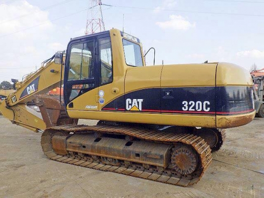 ขาย รถขุด CAT 320C  จำหน่าย รถ เครื่องจักร นำเข้า100\% อปกรณ์ทุกชิด ราคาถูก eurotec. 0818176901