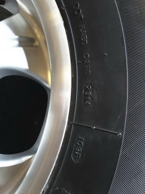 ล้อ LENSO + Deestone HT 265/70/16 ปี14 สวยๆ 1ชุด