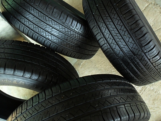 ยางขอบ17 มิชลิน 225-65-R17ลงพื้นปี14 (4เส้น4,500)