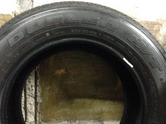 ยางป้ายแดงบริจสโตน 265-60-18 ปี 16 ยางป้ายแดงบริจสโตน 265-60-18 ปี 16