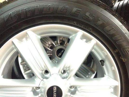 แม็กขอบ18 ป้ายแดงปี16 IZUSU พร้อมยาง 255-60-18