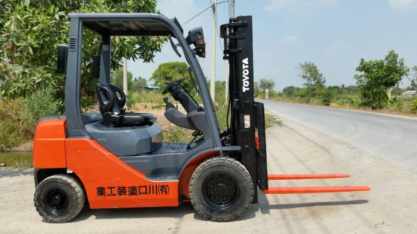 ขายด่วนรถยก TOYOTA 8FG20ตันใหม่ล่าสูดยก2.0ตันเสาสูง3เมตรยางตัน4เส้นรถนอกเพิ่งเข้ามายังไม่เคยใช้งานในเมืองไทยเลยรุ่นใหม่ขายถูกๆๆ