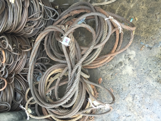 จำหน่าย สลิงถักเก่า 6-7หุน/1นิ้ว ยาว 6-7-8-10เมตร ราคาเบาๆ สอบถามโทร 080-6135462