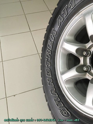 ขายแมกซ์ (ติดรถแท้) มิตซูบิชิ สตาร์ด้าโฟว์วิล ขอบ 15 นิ้ว พร้อมฝาครอบมิตซูแท้ ครบ 4 วง พร้อมยาง Dunlop แท้ ขนาด 31.5-10 R 15 ปลายปี 11 ขายแมกซ์ (ติดรถแท้) มิตซูบิชิ สตาร์ด้าโฟว์วิล ขอบ 15 นิ้ว พร้อมฝาครอบมิตซูแท้ ครบ 4 วง พร้อมยาง Dunlop แท้ ขนาด 31.5-10 R 15 ปลายปี 11
