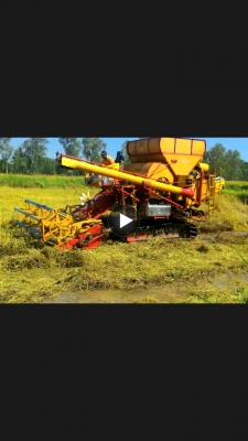 รถเกี่ยวข้าวเกษตรพัฒนาสภาพดีพร้อมใช้งาน