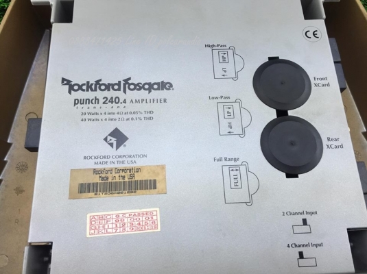 Rockford Fosgate 240.4 Punch