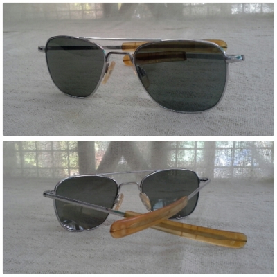 แว่นตาเสืออากาศ ขั้นเทพ!  RANDOLPH made in USA  ราชสีห์เงิน!  ไซซ์หล่อ!