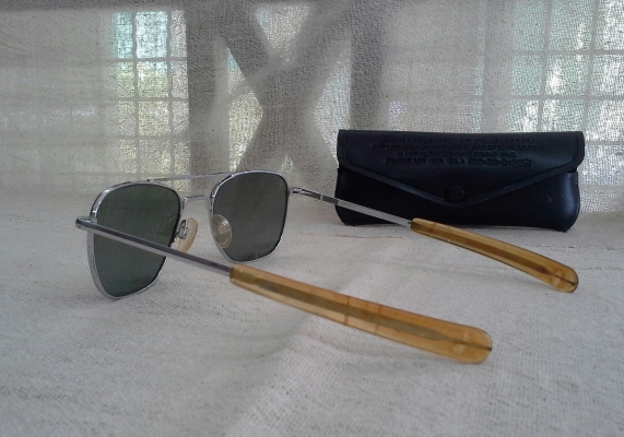 แว่นตาเสืออากาศ ขั้นเทพ!  RANDOLPH made in USA  ราชสีห์เงิน!  ไซซ์หล่อ!