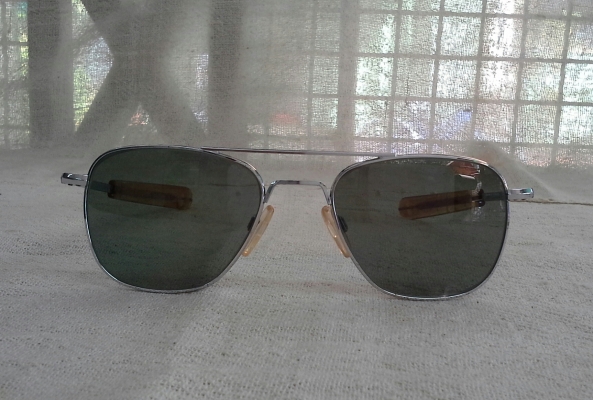 แว่นตาเสืออากาศ ขั้นเทพ!  RANDOLPH made in USA  ราชสีห์เงิน!  ไซซ์หล่อ!