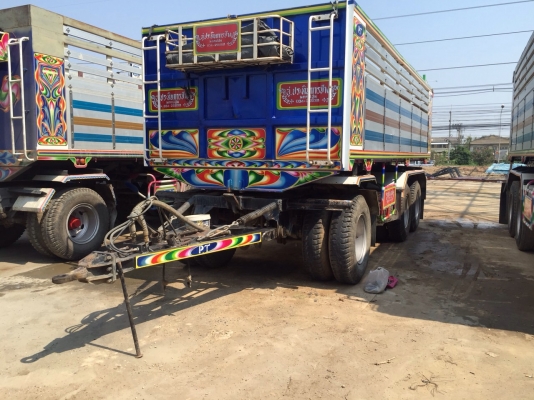 ขายลูกพ่วงดัมพ์มิเนียม อู่ประทินการช่าง 3 เพลา ยาว 6.50 เมตร ปี 57 ยางใหม่ ทะเบียนพร้อม