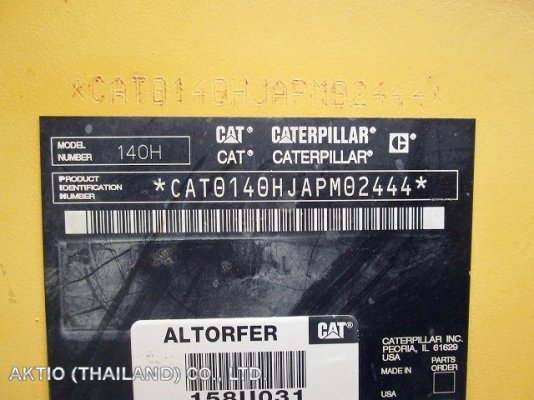 ขายรถเกรด CATERPILLAR 140H