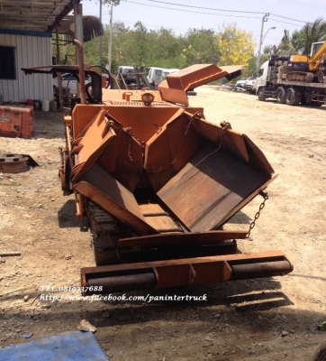 FROM JAPAN รถปูยาง ASPHALT FINISHER HANTA-F25C แทรคเหล็กก็อปยาง/ปูยางได้กว้างถึง 2.50 เมตร ราคาเพียง 195,000 บาท สนใจติดต่อ 0819337688