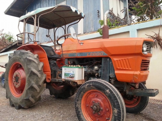 คูโบต้า L2600 ขนาด 26 แรง 4 สูบ พร้อมผานพรวน 5 ใบ สภาพดีเดิมๆ