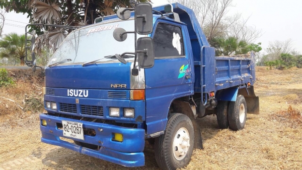 ขายหกล้อดัมพ์ ISUZU NPR59G เครื่อง 110 แรง ปี 39 Fหน้าหลัง แอร์ พาวเวอร์ ทะเบียนพร้อม