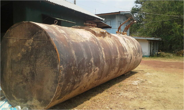 ขายถังน้ำมันสภาพดีมาก สวยสุดๆครับ ความจุ 16,300 ลิตร เหล็กหนา