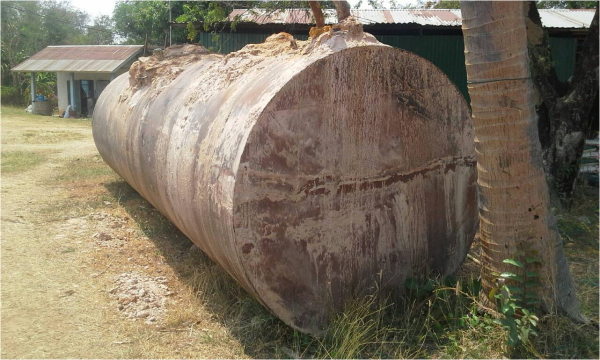 ขายถังน้ำมันสภาพดีมาก สวยสุดๆครับ ความจุ 16,300 ลิตร เหล็กหนา